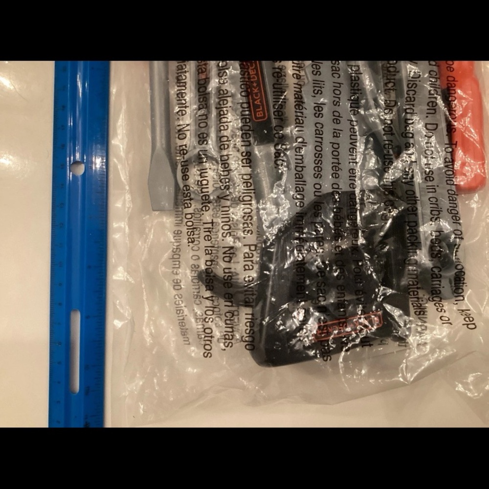 NWT Black And Decker Toy Tool Set 7 pieces - Picture 3 of 3